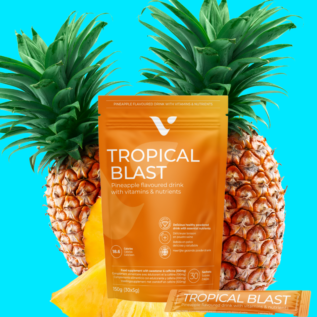 π§ Tropical Blast Juice β Fat-Burning Detox, Pineapple Flavor