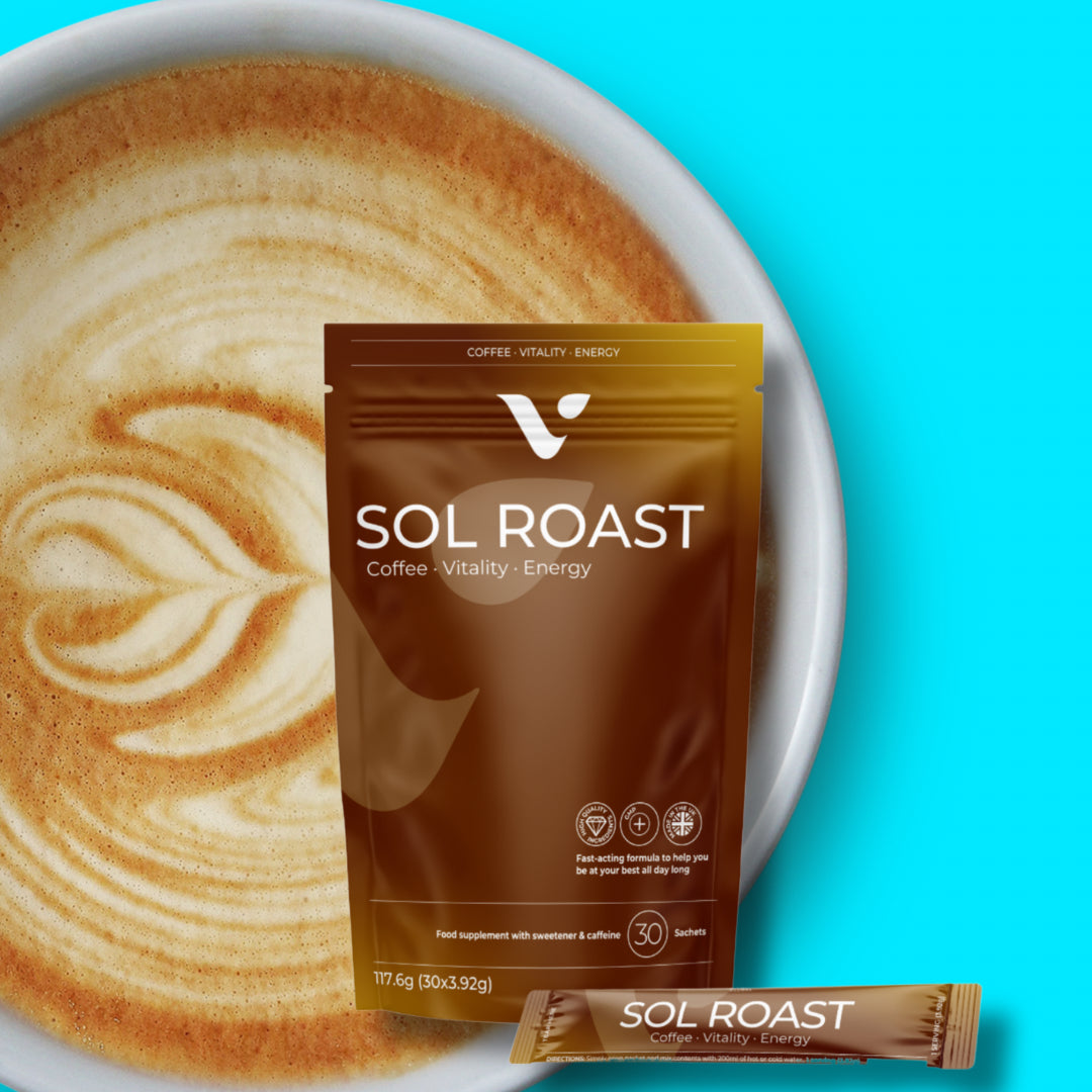 SOL ROAST – Smart Coffee for Energy, Focus & Appetite Control (30 Sachets)