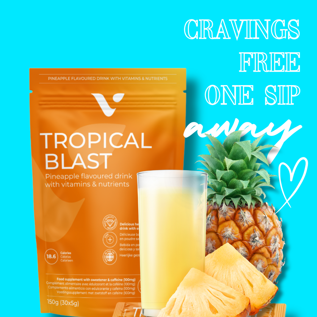 🧃 Tropical Blast Juice – Fat-Burning Detox, Pineapple Flavor