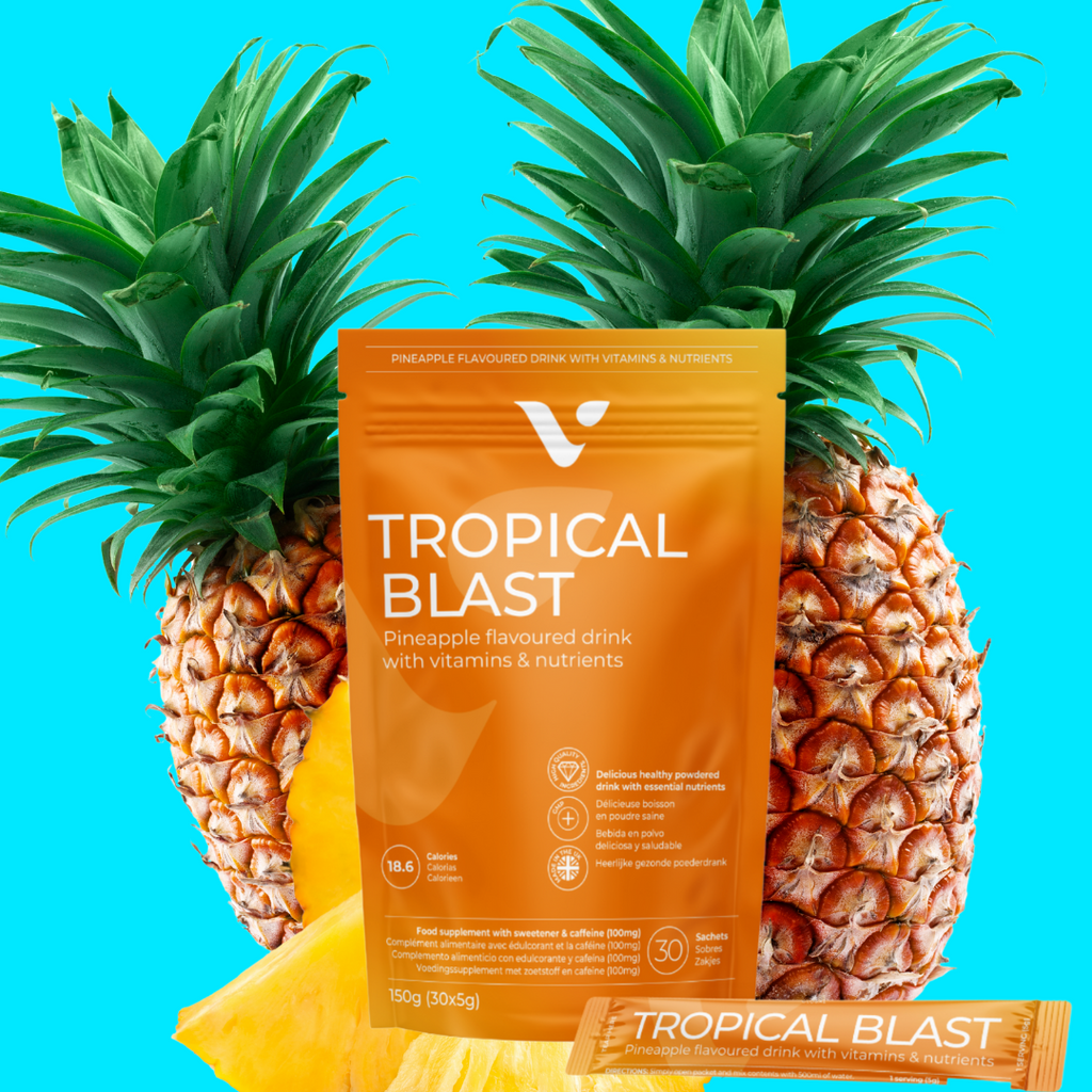 🧃 Tropical Blast Juice – Fat-Burning Detox, Pineapple Flavor