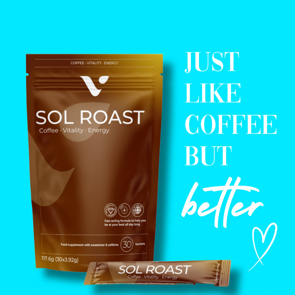 SOL ROAST – Smart Coffee for Energy, Focus & Appetite Control (30 Sachets)