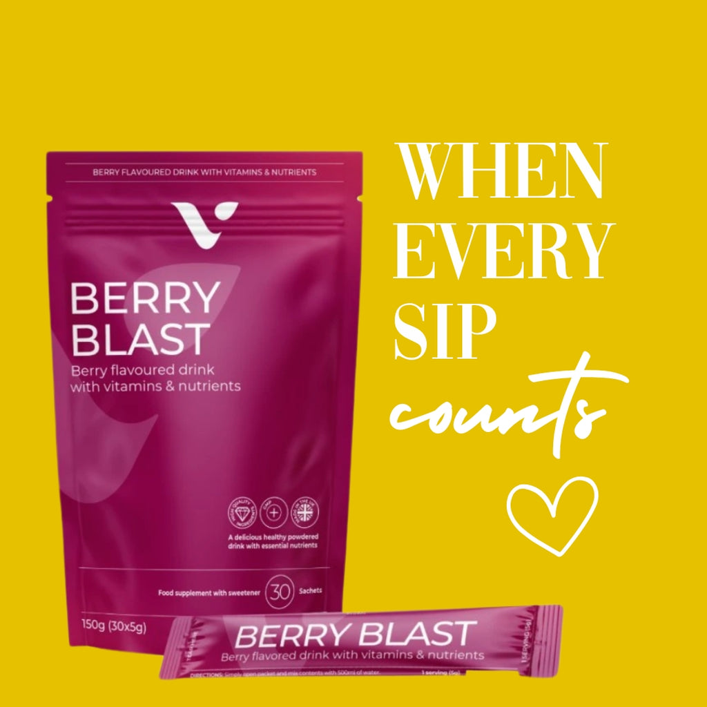 Berry Blast Energy Drink – Appetite Control & Clean Energy Boost (30 Sachets)