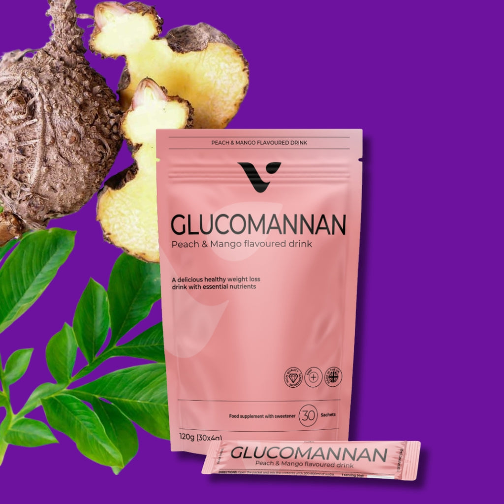 Glucomannan Slimming Fiber Drink – Natural Appetite Control (30 Sachets)