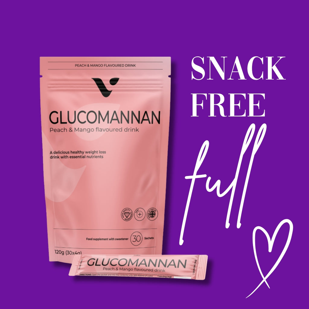 Glucomannan Slimming Fiber Drink – Natural Appetite Control (30 Sachets)