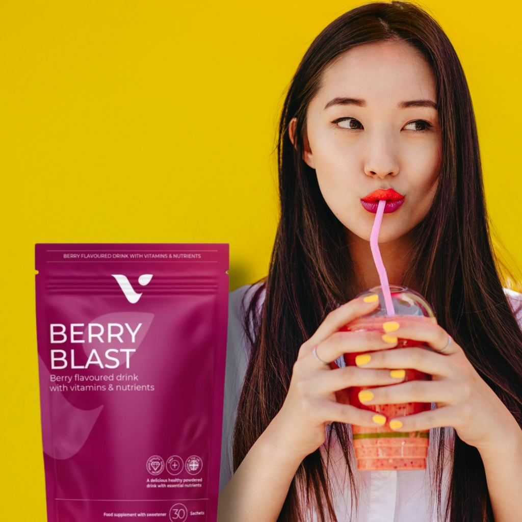 Berry Blast Energy Drink – Appetite Control & Clean Energy Boost (30 Sachets)